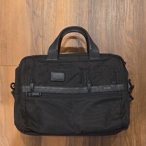 Tumi Black Nylon Men's Briefcase